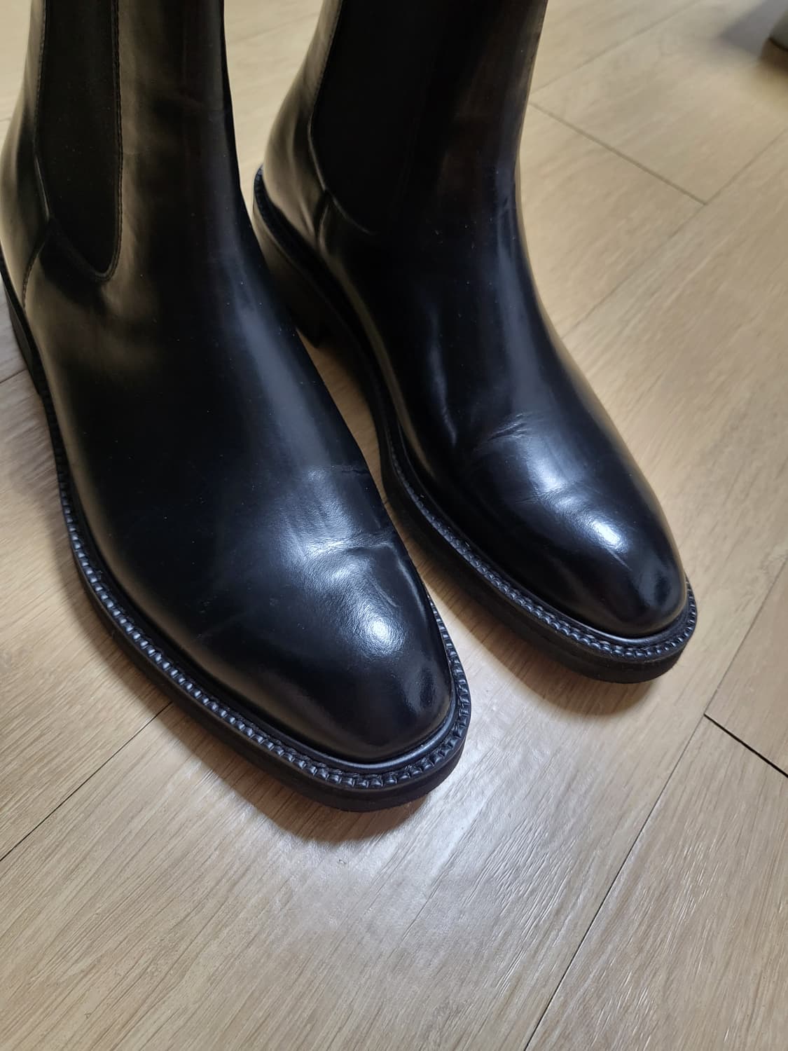 바나나핏 레더 첼시부츠 255사이즈 상품이미지3