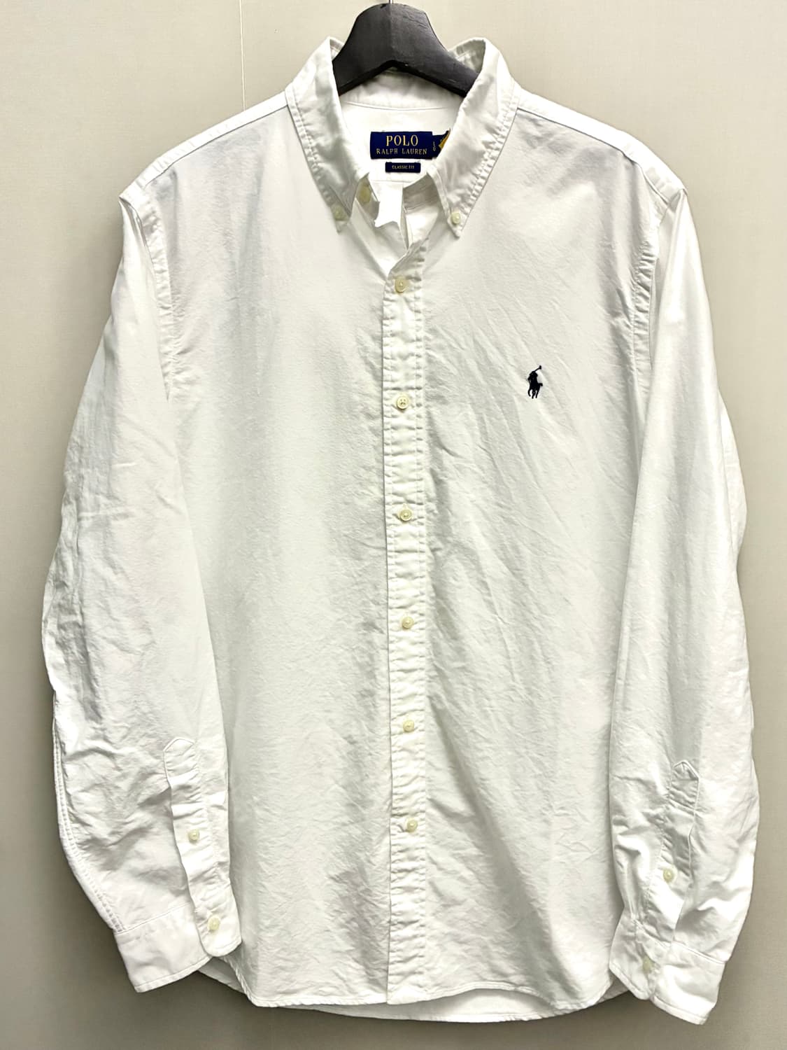 (L/105)POLO 폴로랄프로렌 클래식 화이트 옥스포드 셔츠 폴로셔츠 상품이미지1