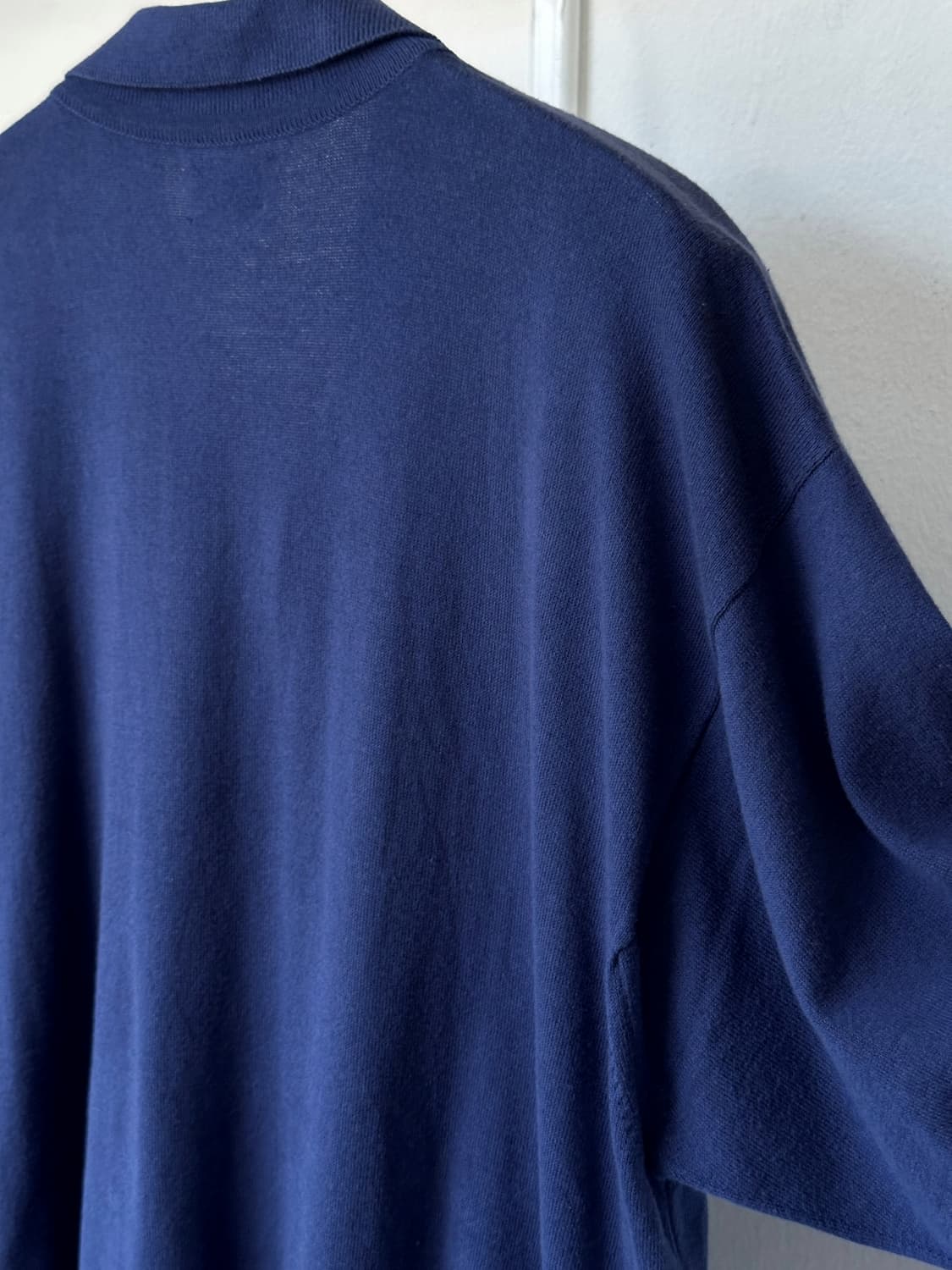 90's Scottish made high gauge knit polo 상품이미지4