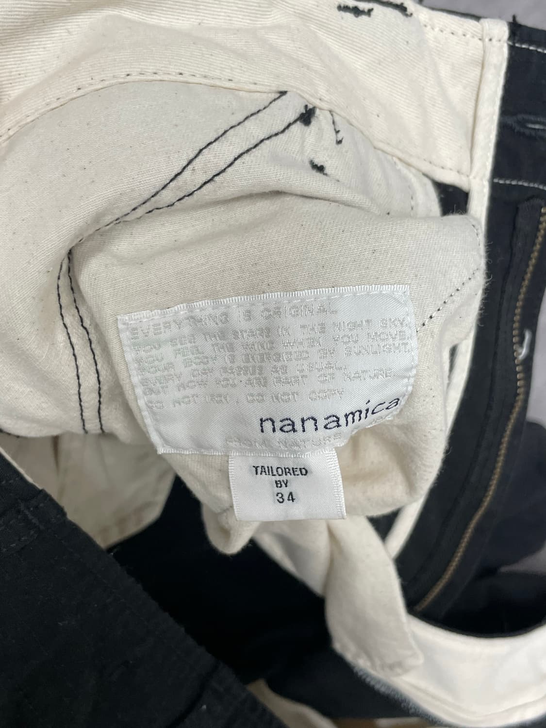 나나미카 카고 팬츠 블랙 34  상품이미지3