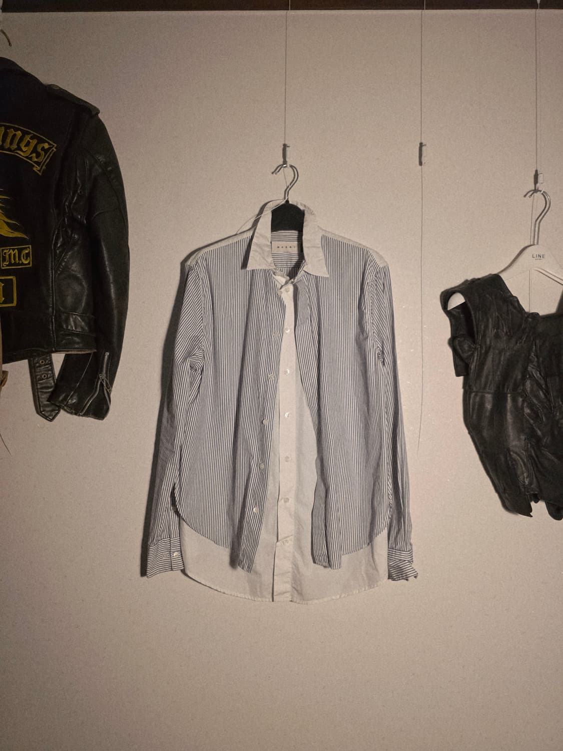Marni double rayered stripe shirt 상품이미지1