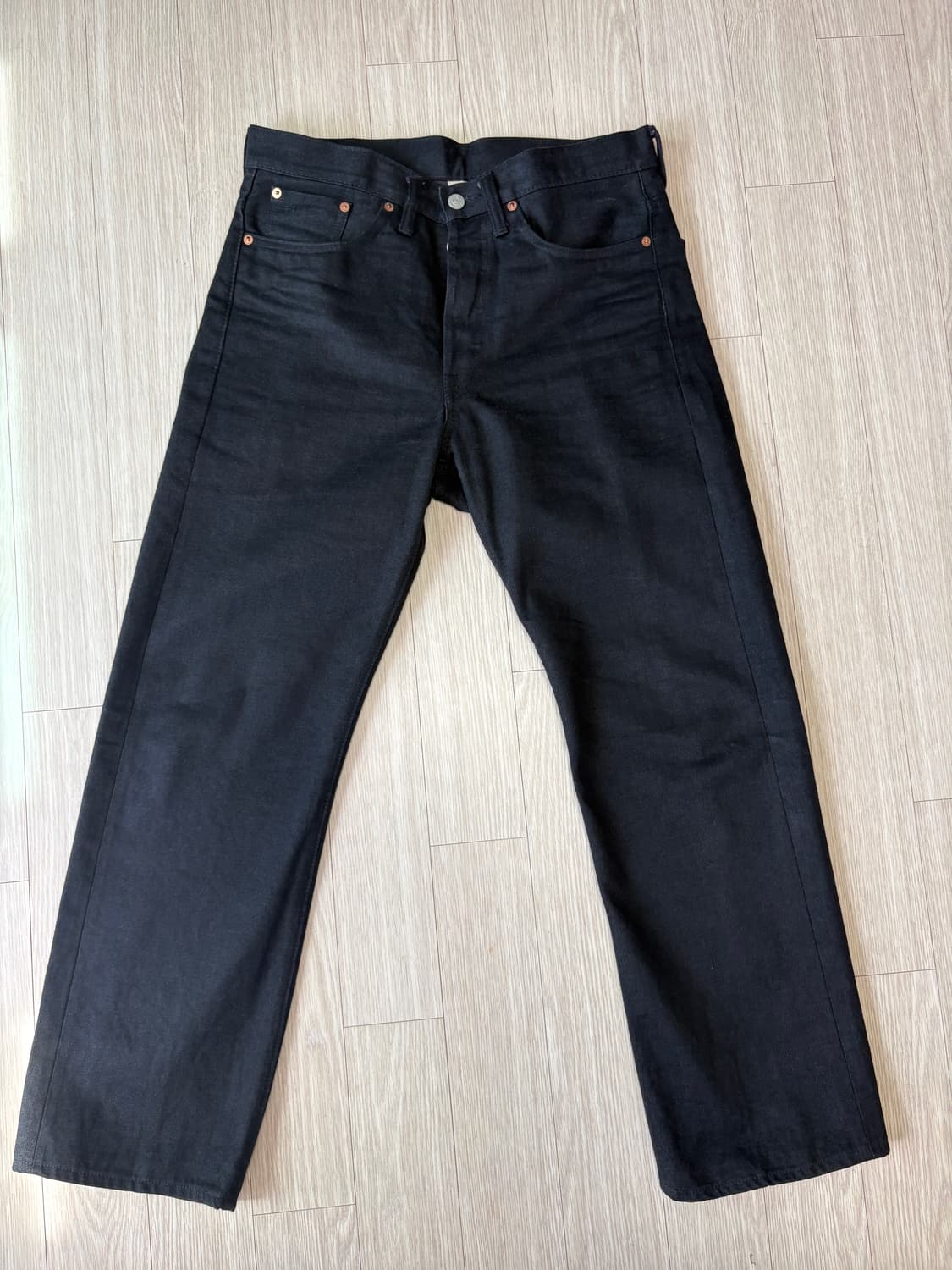 rrl 더블알엘 빈티지5포켓 블랙온블랙 31x30 상품이미지1