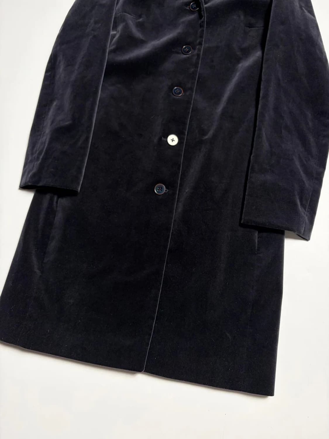 질샌더 JILSANDER 블랙 벨벳 싱글 코트 R1233 상품이미지3