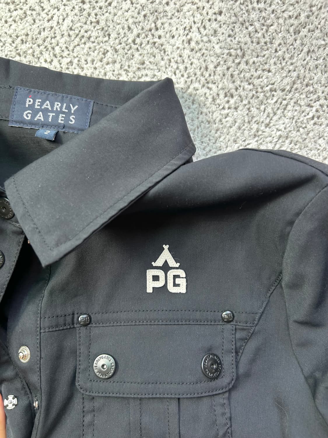 파리게이츠Pearly Gates 블랙 컬러 여성용 골프 원피스 가방 2 상품이미지4