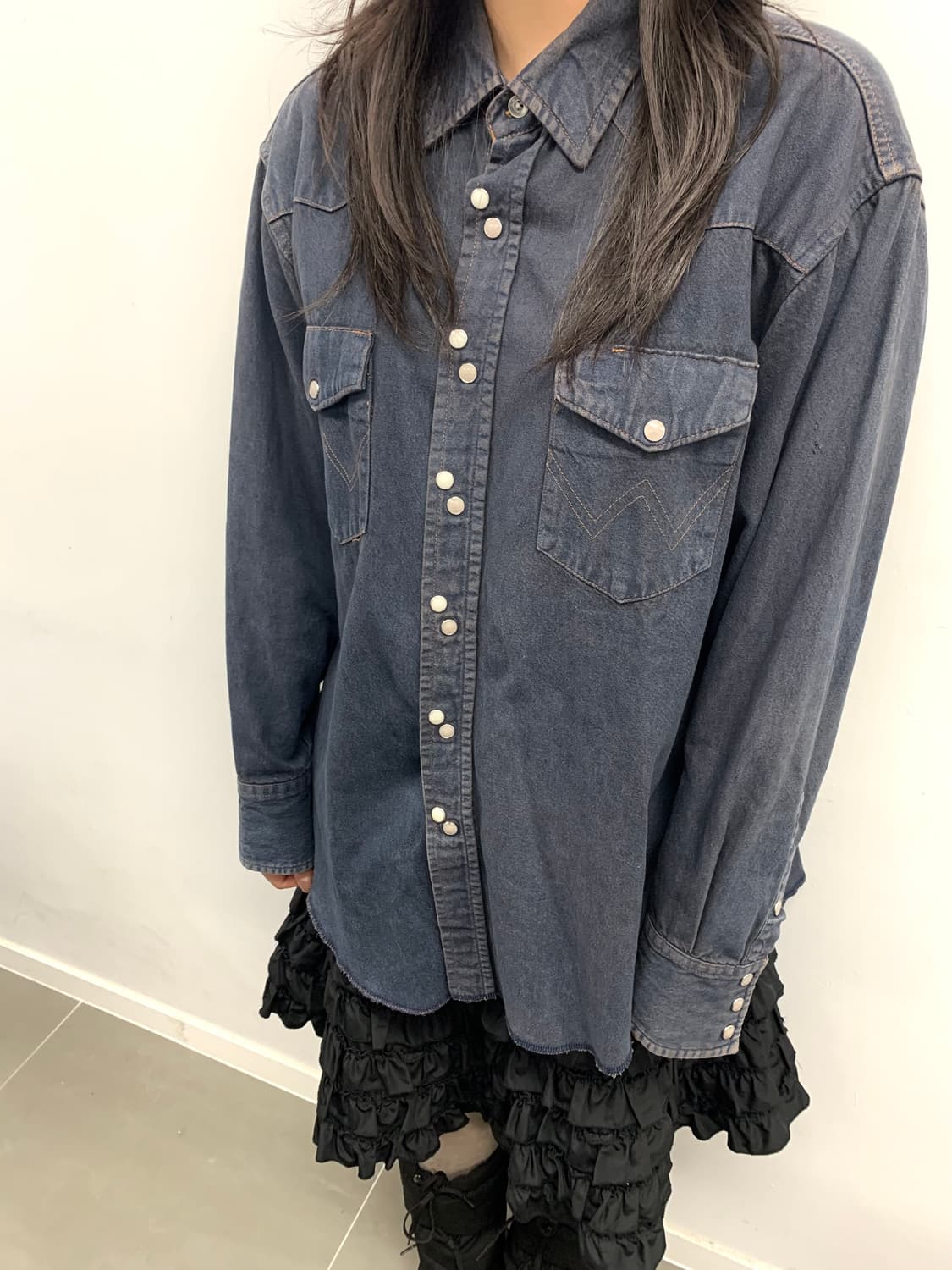 세븐바이세븐 웨스턴 데님 셔츠 상품이미지2