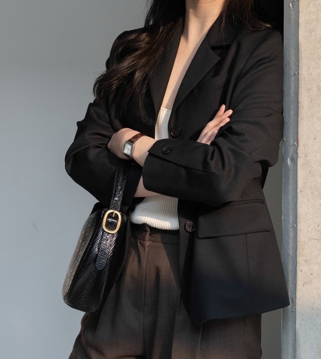 [42] 노멜렛 산레모 울 블레이저 블랙 상품이미지2