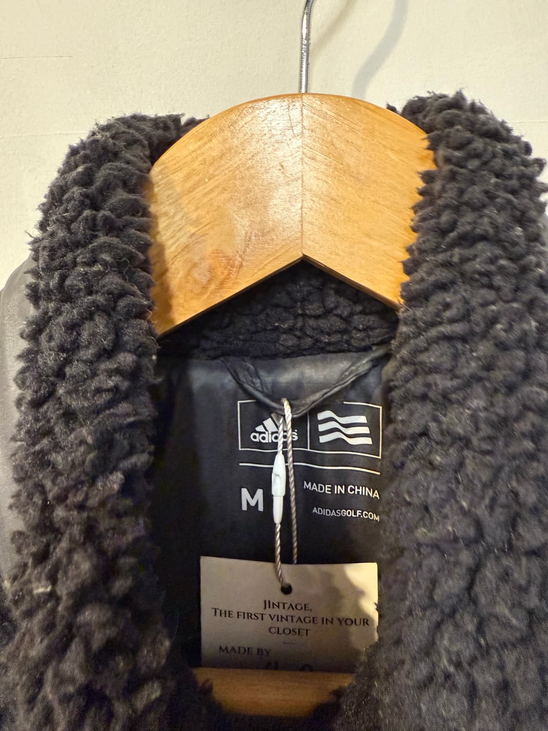 아디다스 블랙 플리스 집업 상품이미지3