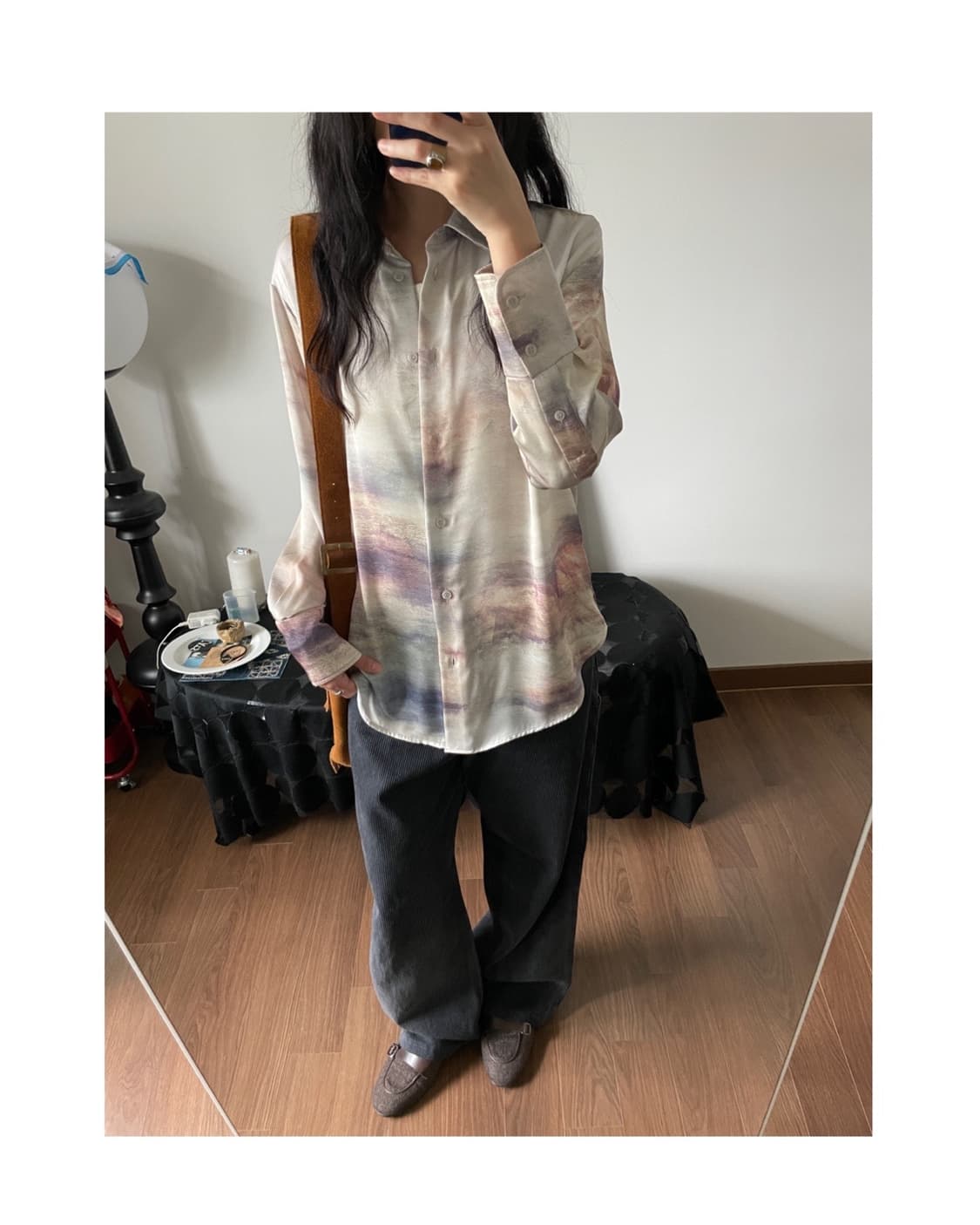 patterned blouse 02 상품이미지4