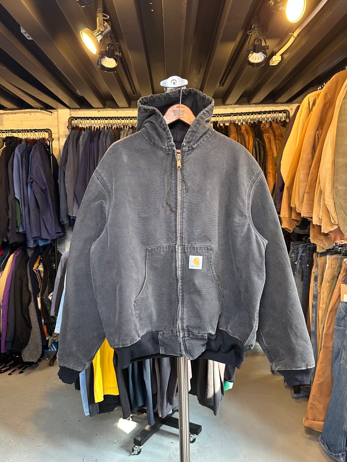 90s 칼하트 디트로이트 페이드 덕 액티브 워크 자켓 상품이미지1