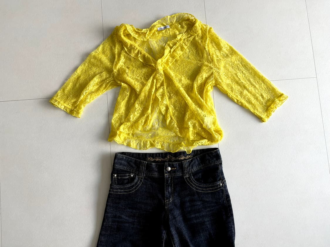 sheer floral lace top 상품이미지2