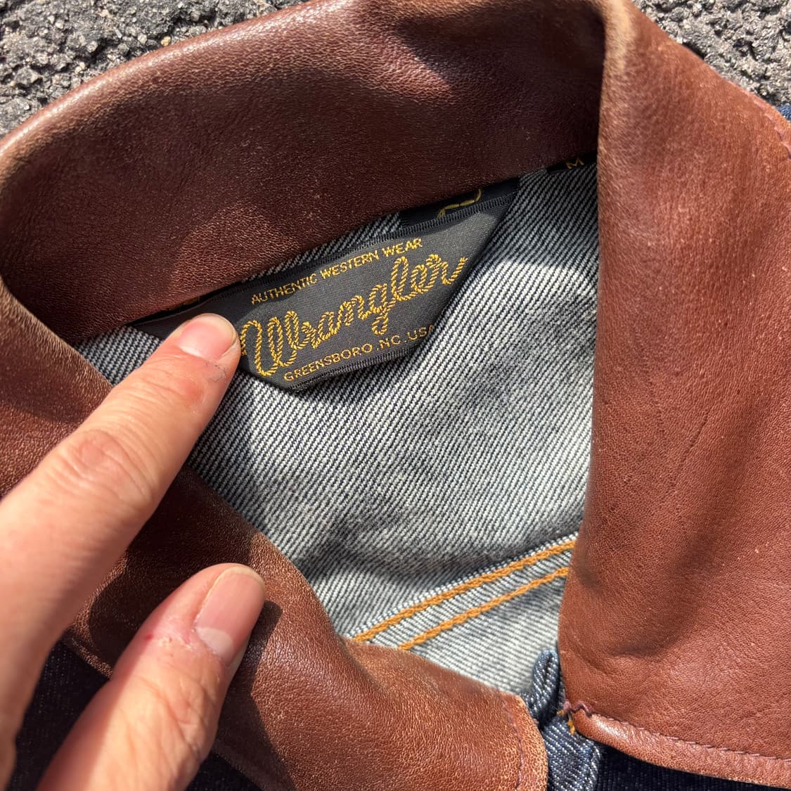 랭글러 데님 자켓 상품이미지4