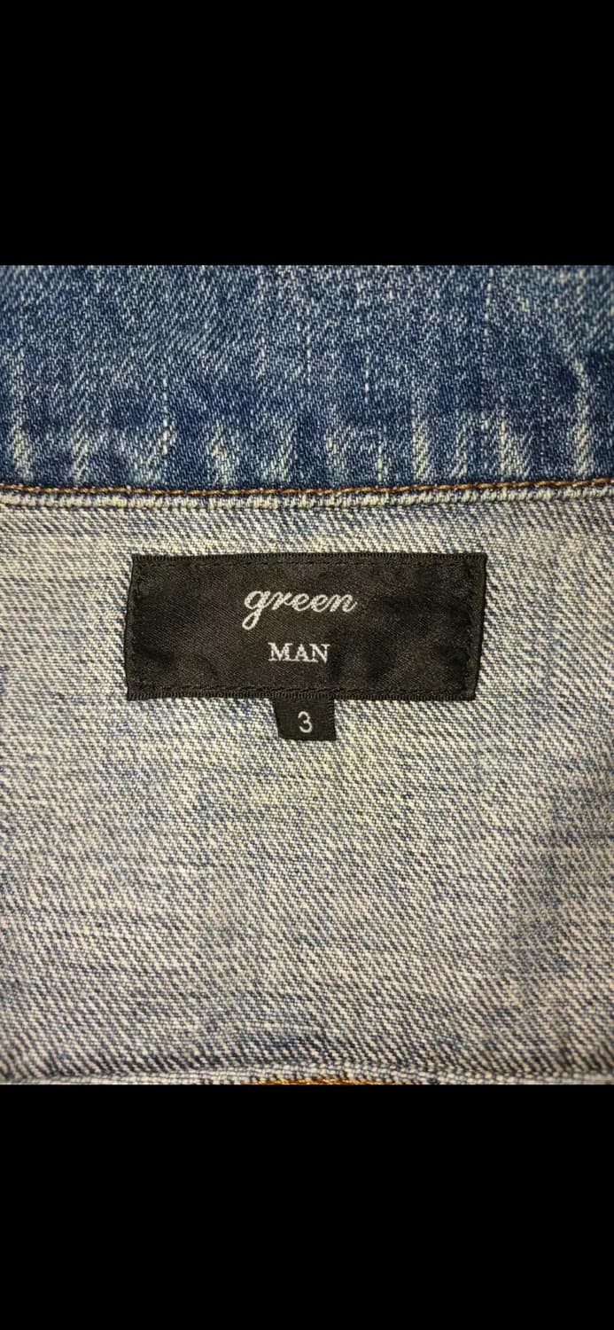 green MAN 3rd TYPE SELVEDGE DENIM JACKET 상품이미지8
