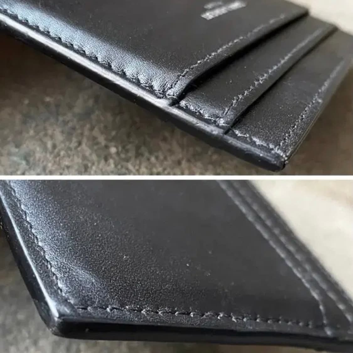 [정품]SAINT LAURENT 생로랑 로고프린팅 송아지가죽 카드지갑 상품이미지7