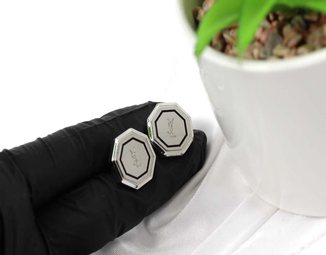 입생로랑 B+등급 남자 명품 커프스 빈티지 상품이미지6