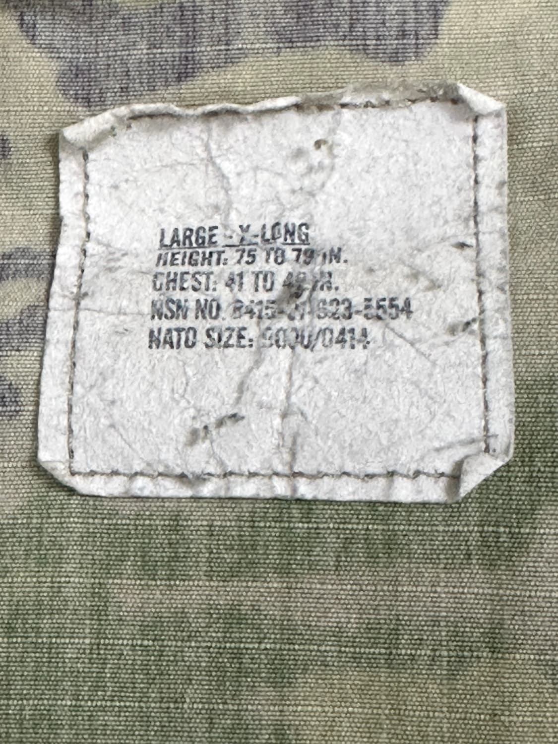 미군 OCP 멀티캠 전투복 상의 (L/XL) (XL) 상품이미지9