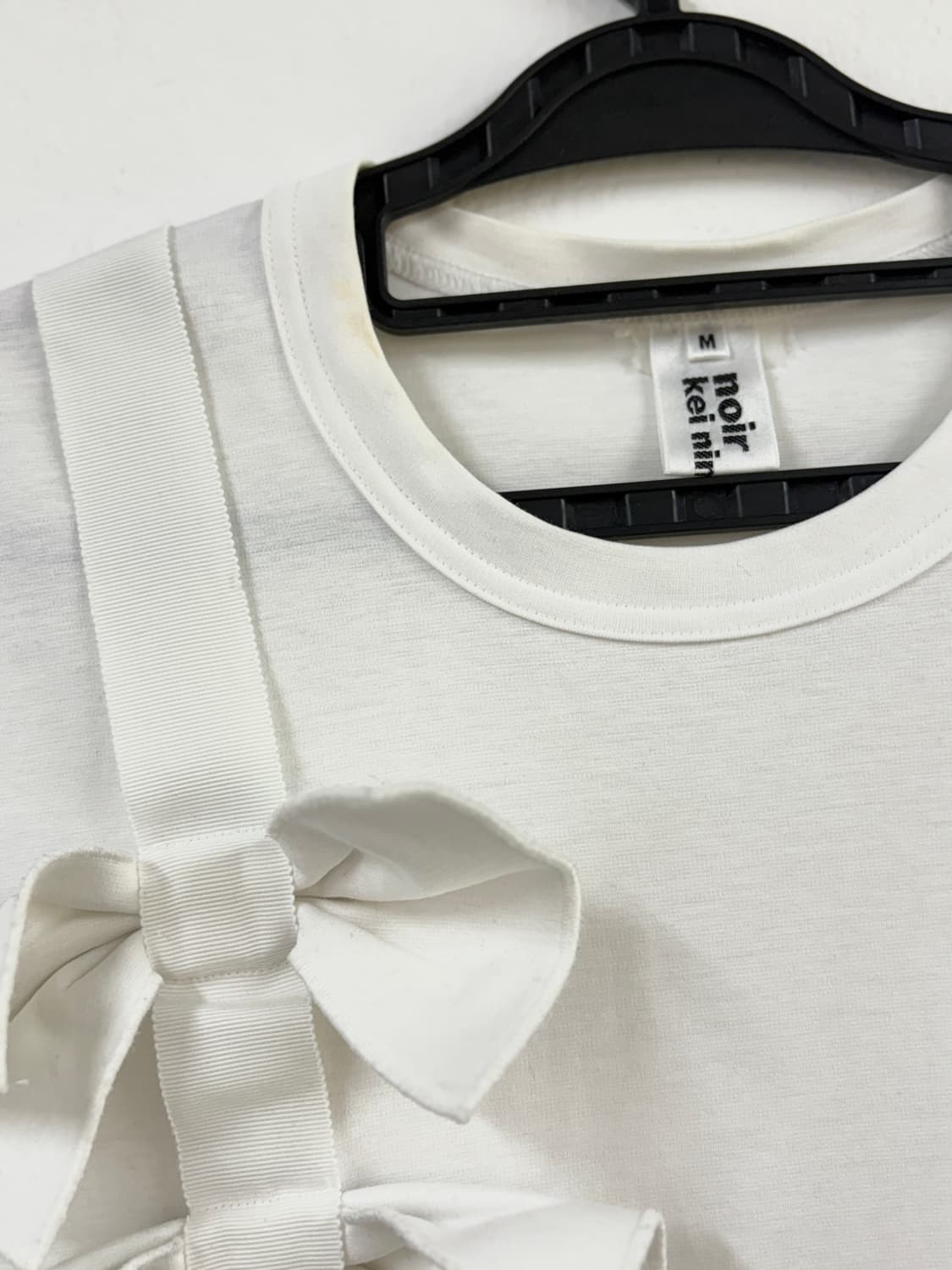 Noir kei ninomiya ribbon shirt 상품이미지4