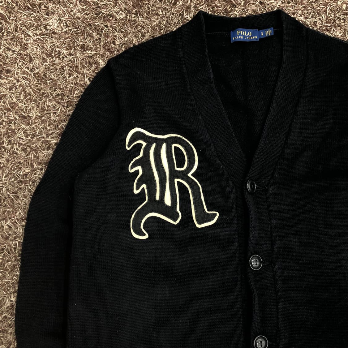 폴로 랄프로렌 바시티 패치 가디건 상품이미지2