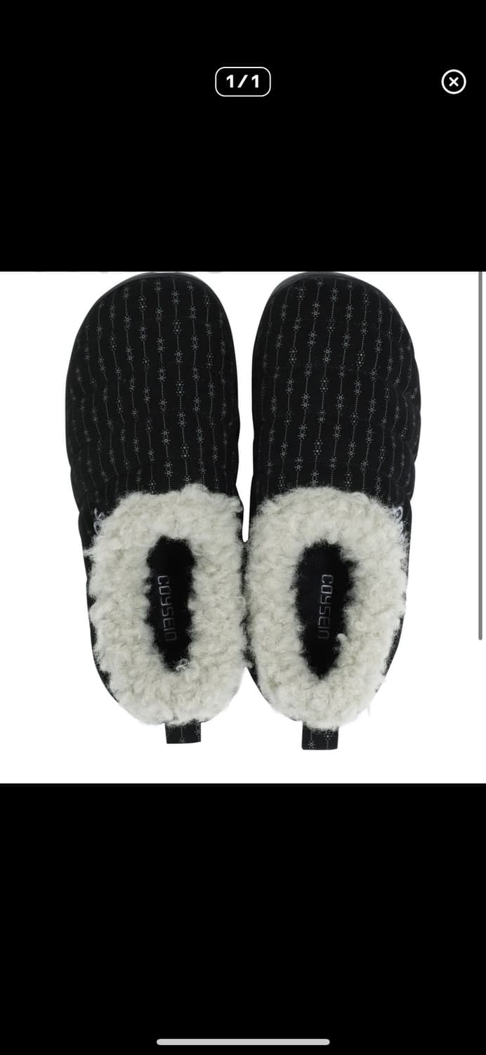 코이세이오 스부 스너그 패딩 신발 슈즈 블랙 0사이즈 새상품 상품이미지1