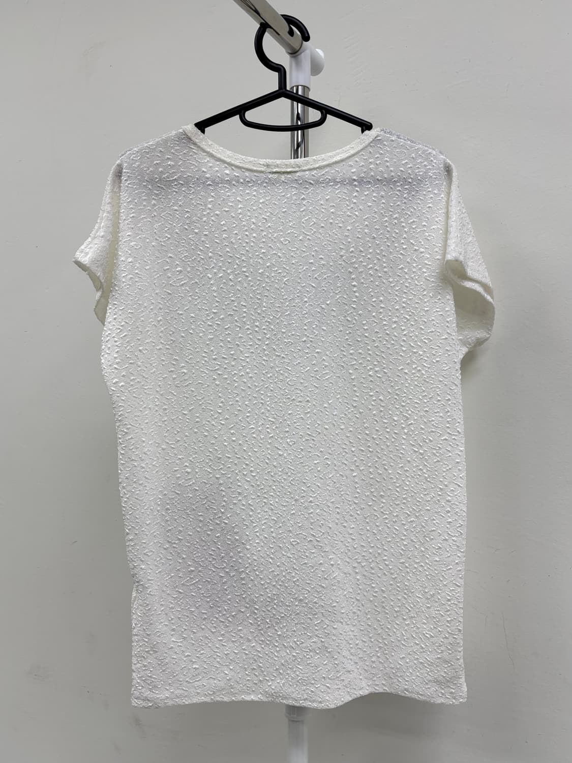 빈티지 오리엔탈 화이트 반소매 블라우스 티셔츠 상품이미지7