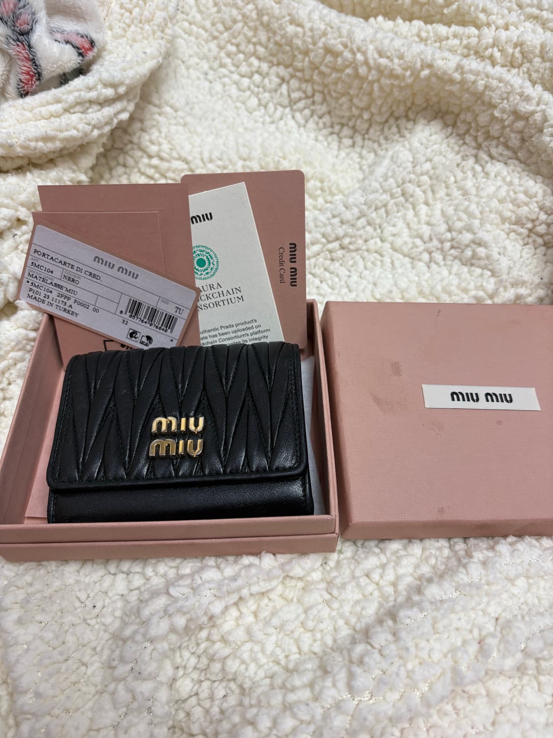 미우미우 반지갑 (정품) 상품이미지1