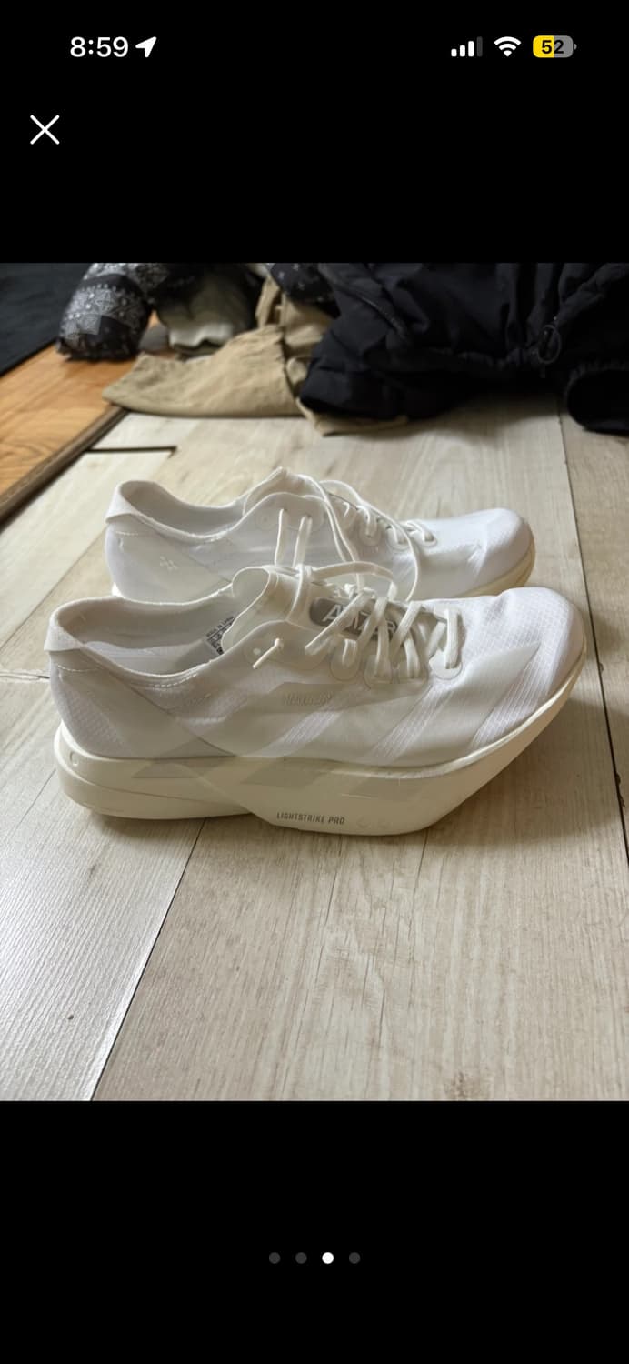 아디다스 아디제로 화이트 운동화 Lightstrike Pro 235 상품이미지3