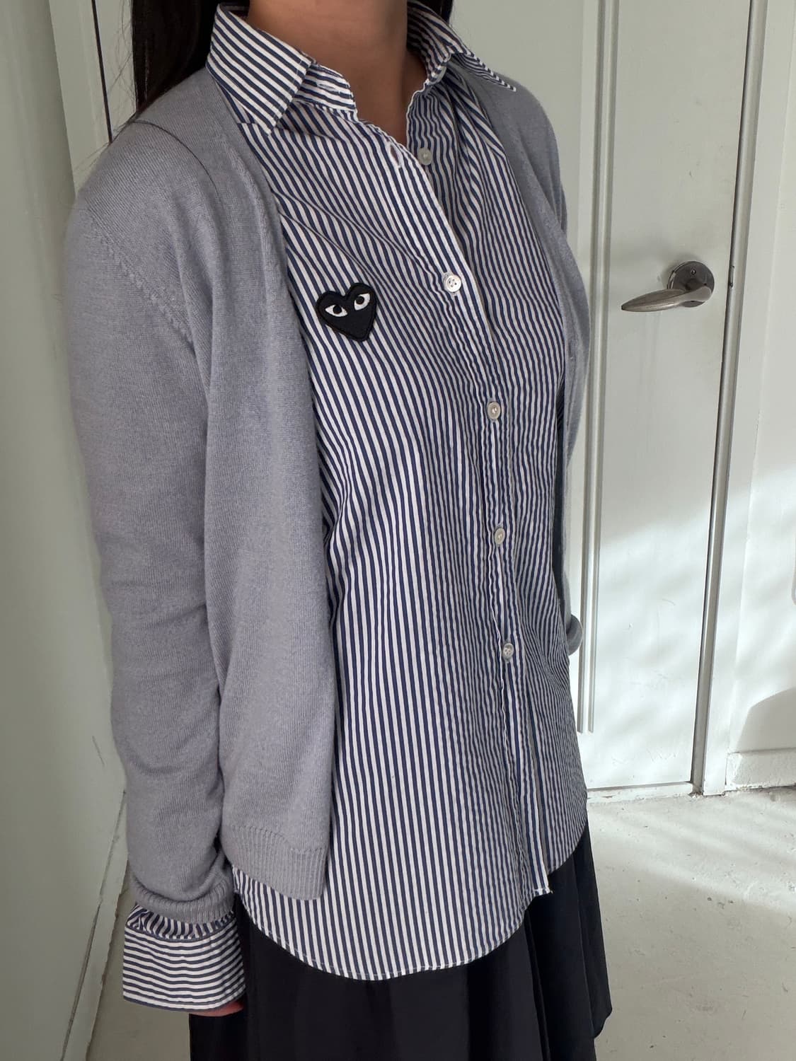 일본빈티지 꼼데가르송 스트라이프 셔츠 상품이미지4