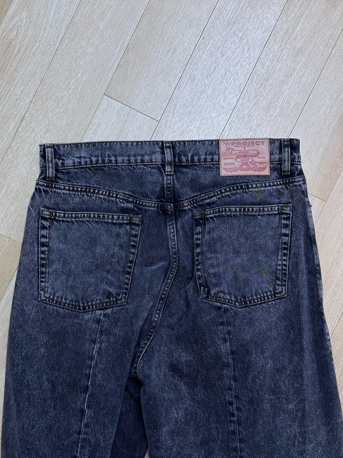 [31] 와이프로젝트 바나나진 빈티지블랙 상품이미지5