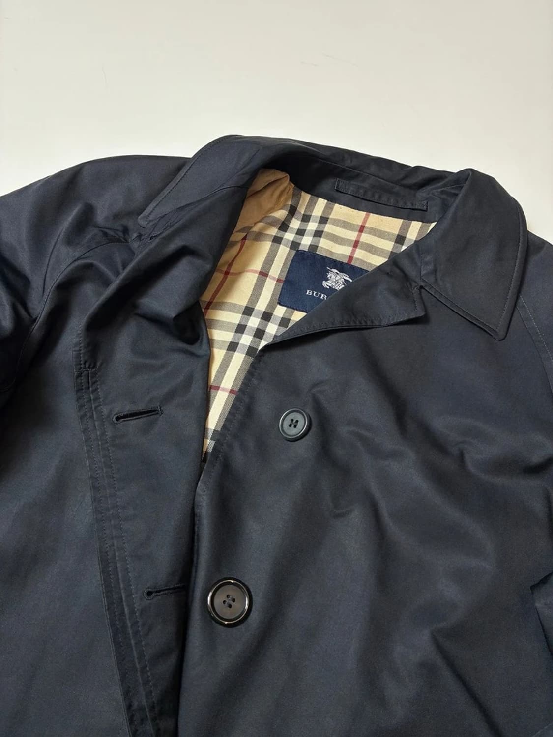 버버리 90s 오리지널 노바 체크 트렌치 코트 PN8944 상품이미지3