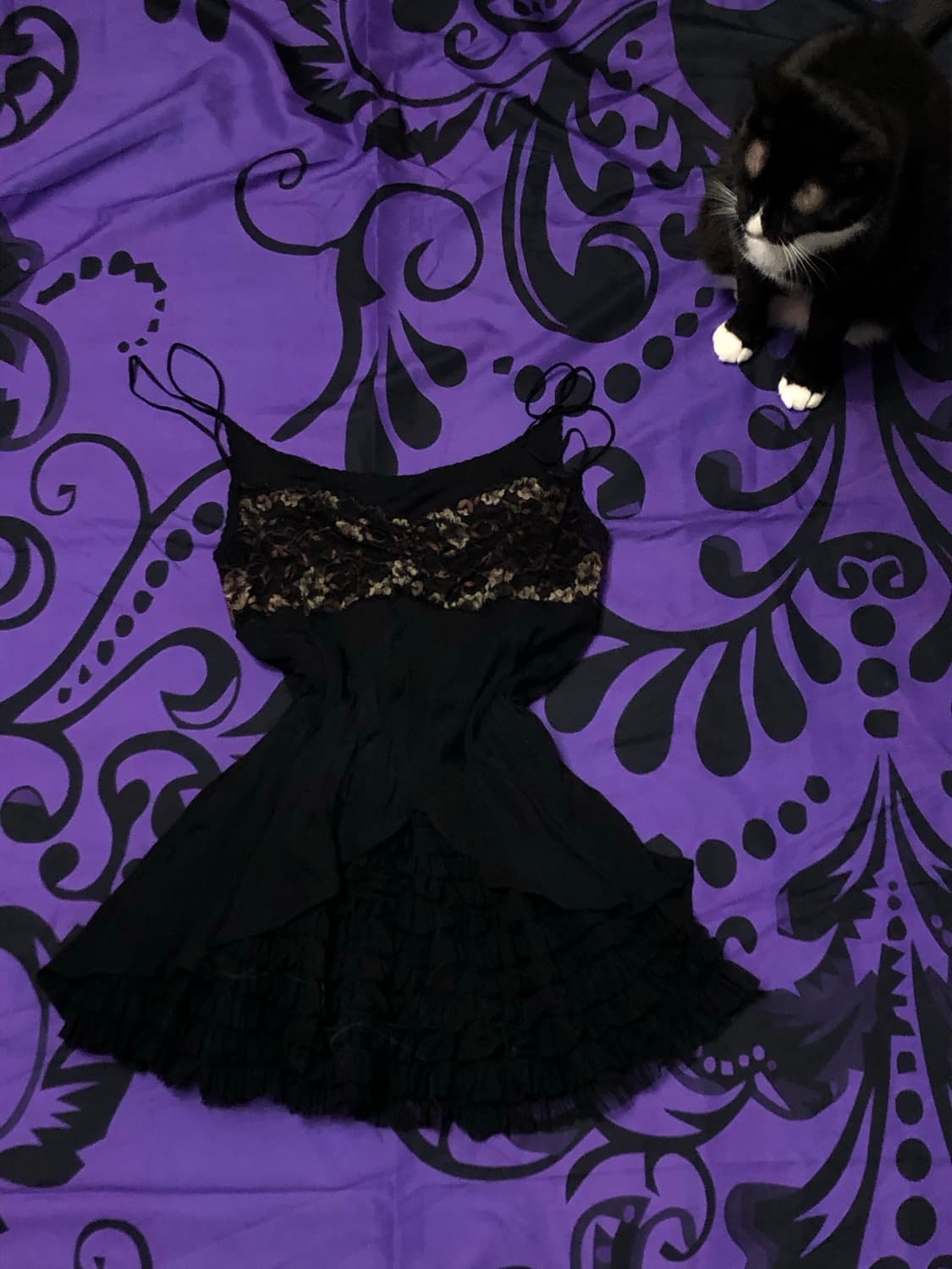 New 대대장템 그런지 페어리 락시크 레이어드 끈 미니탑 상품이미지2