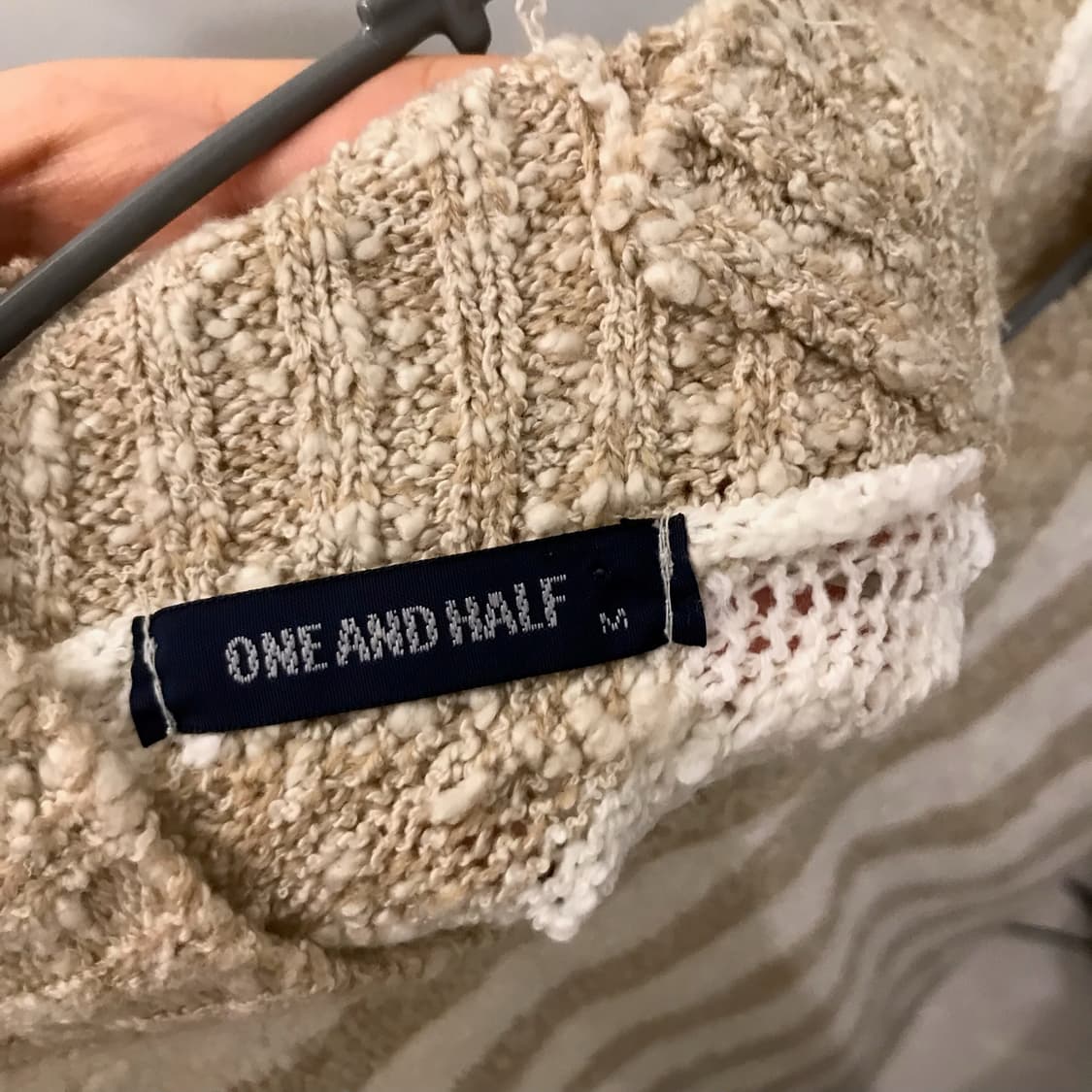 JPN Vintage 하구미 모리걸 스트라이프 니트 상품이미지4