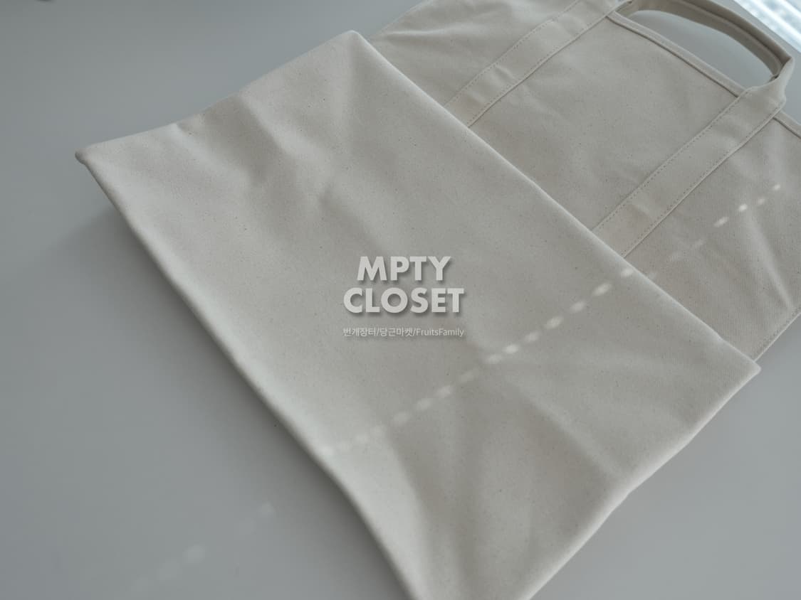 Retaw x Fragment 프라그먼트 캔버스 런드리백 네츄럴 상품이미지5