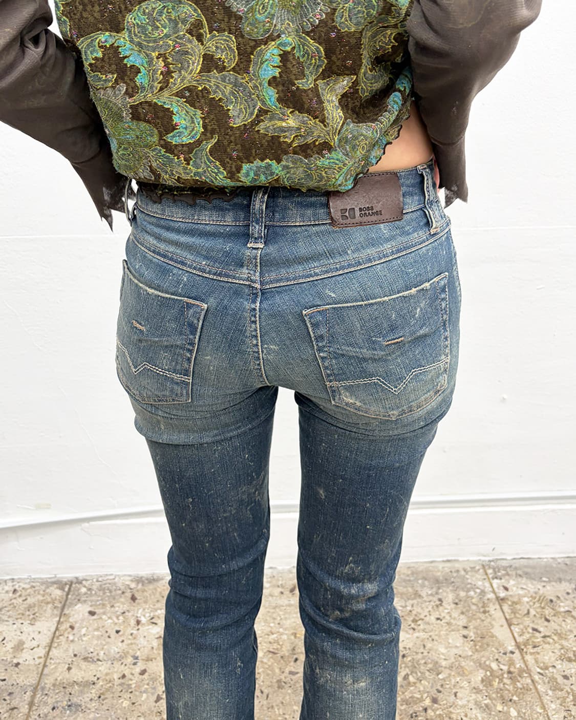 휴고 보스 오렌지탭 워싱 데님팬츠 상품이미지5