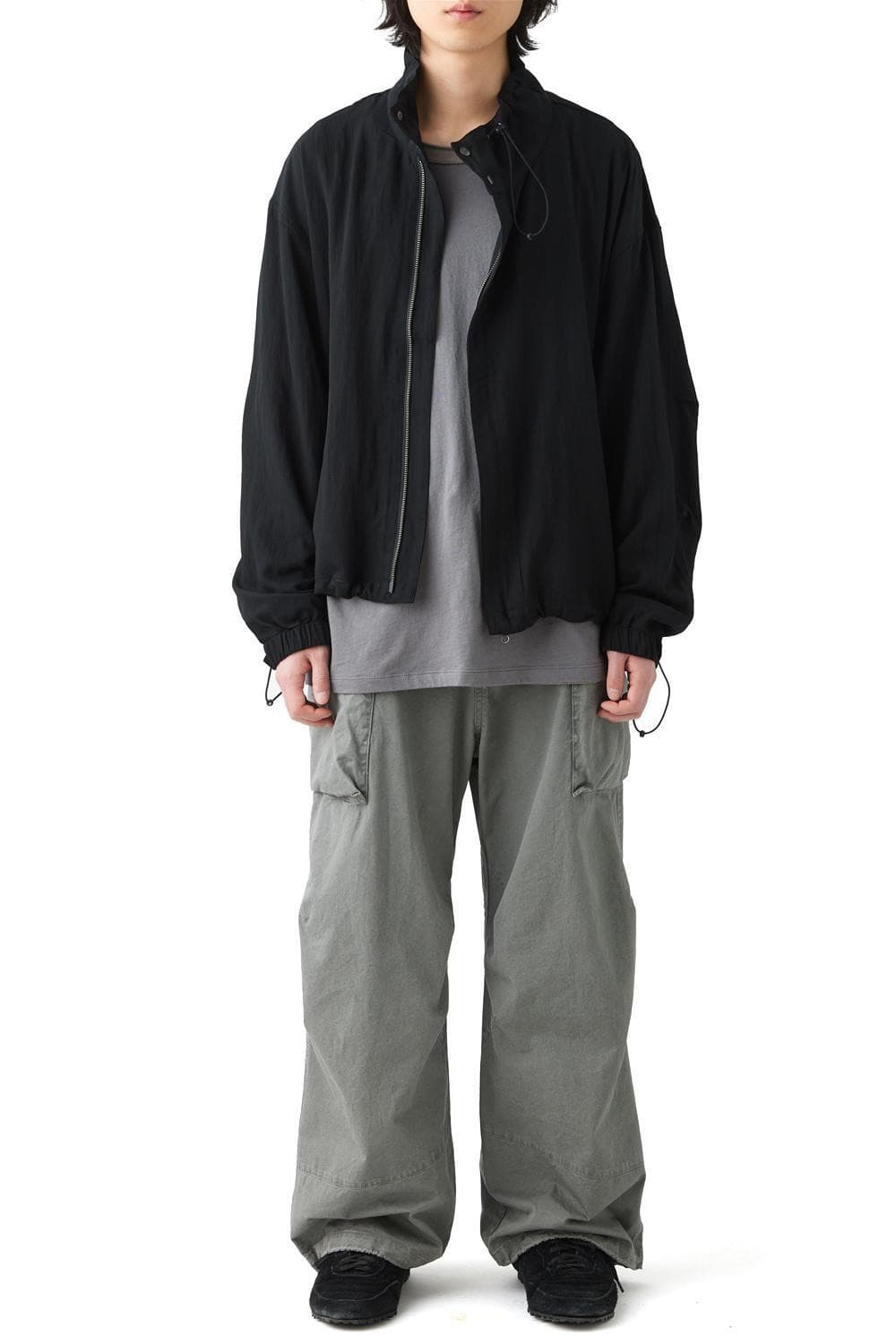 Hatchingroom string mil jacket-black 4 상품이미지5