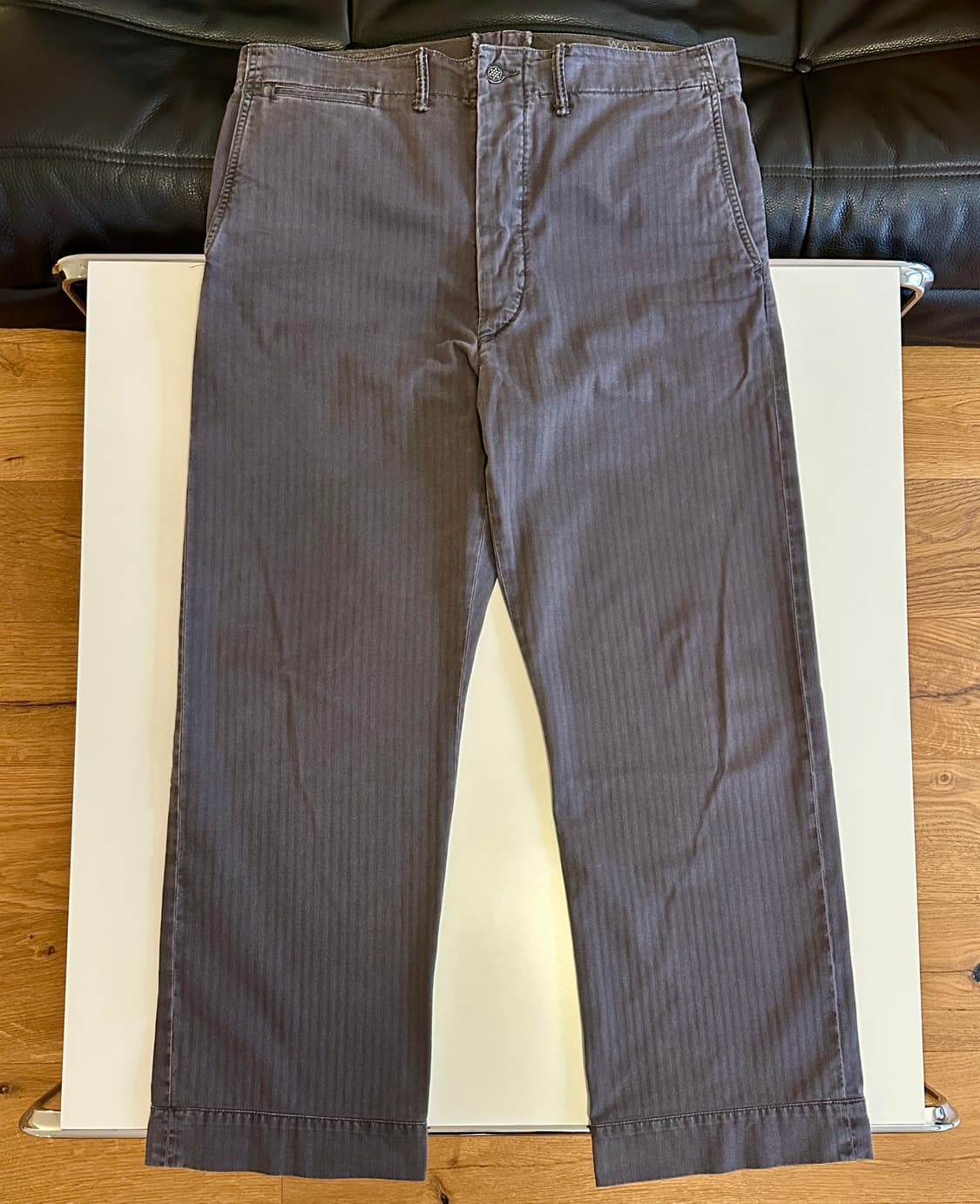 RRL 더블알엘 헤링본 필드 팬츠 블랙 34사이즈 상품이미지3