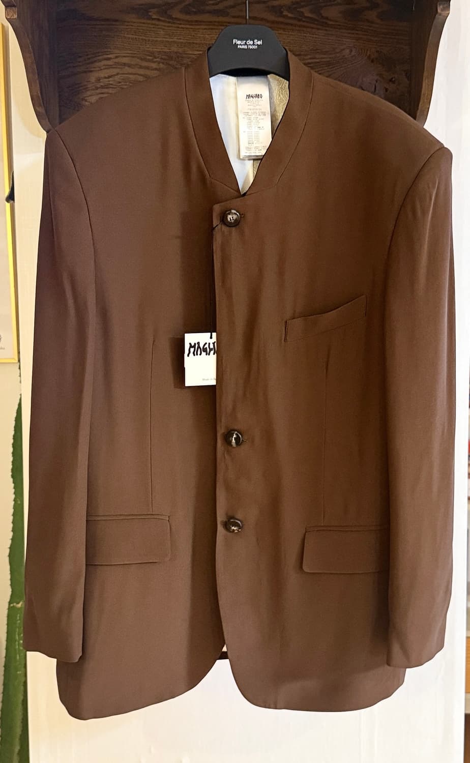 (새상품) Magliano 마리아노 브라운 블레이저 (M) 상품이미지1