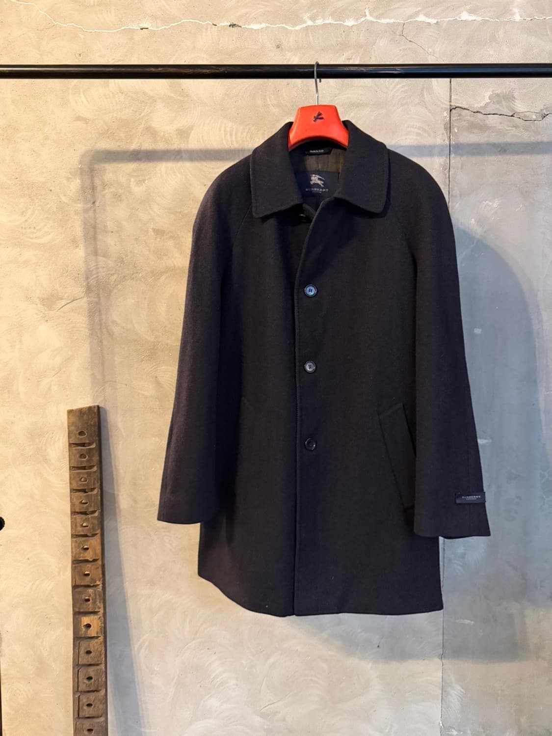 버버리 캐시미어 트위드 래글런 코트 105 상품이미지7