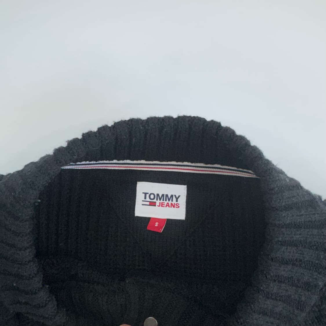 Tommy Hilfiger 타미힐피거 케이블 니트 블랙 가디건 상품이미지5