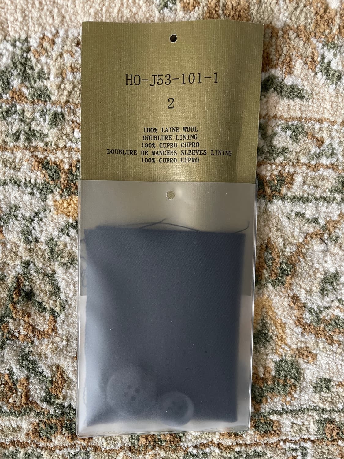 요지 야마모토 뿌르옴므 개버딘 울 후드 자켓 상품이미지9