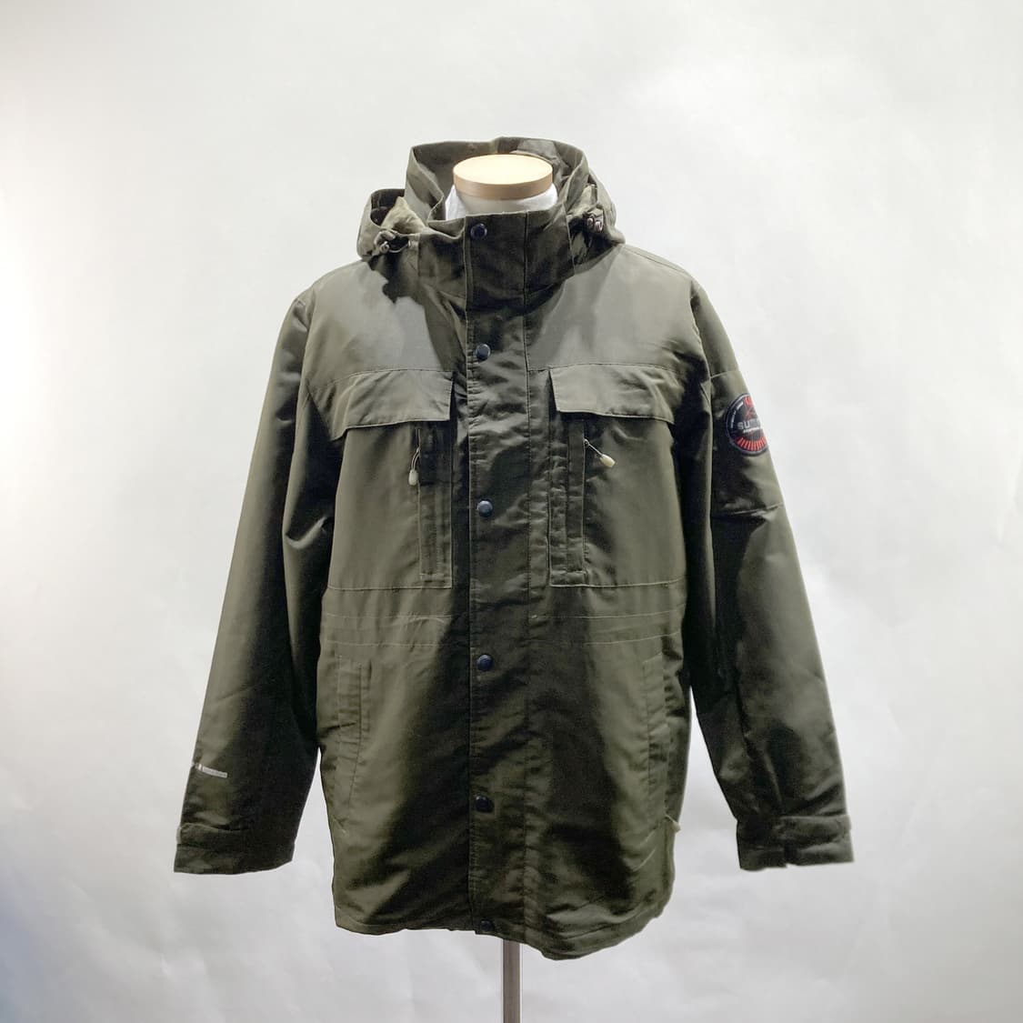 슈필러 남성바람막이집업자켓 카키 100  상품이미지1