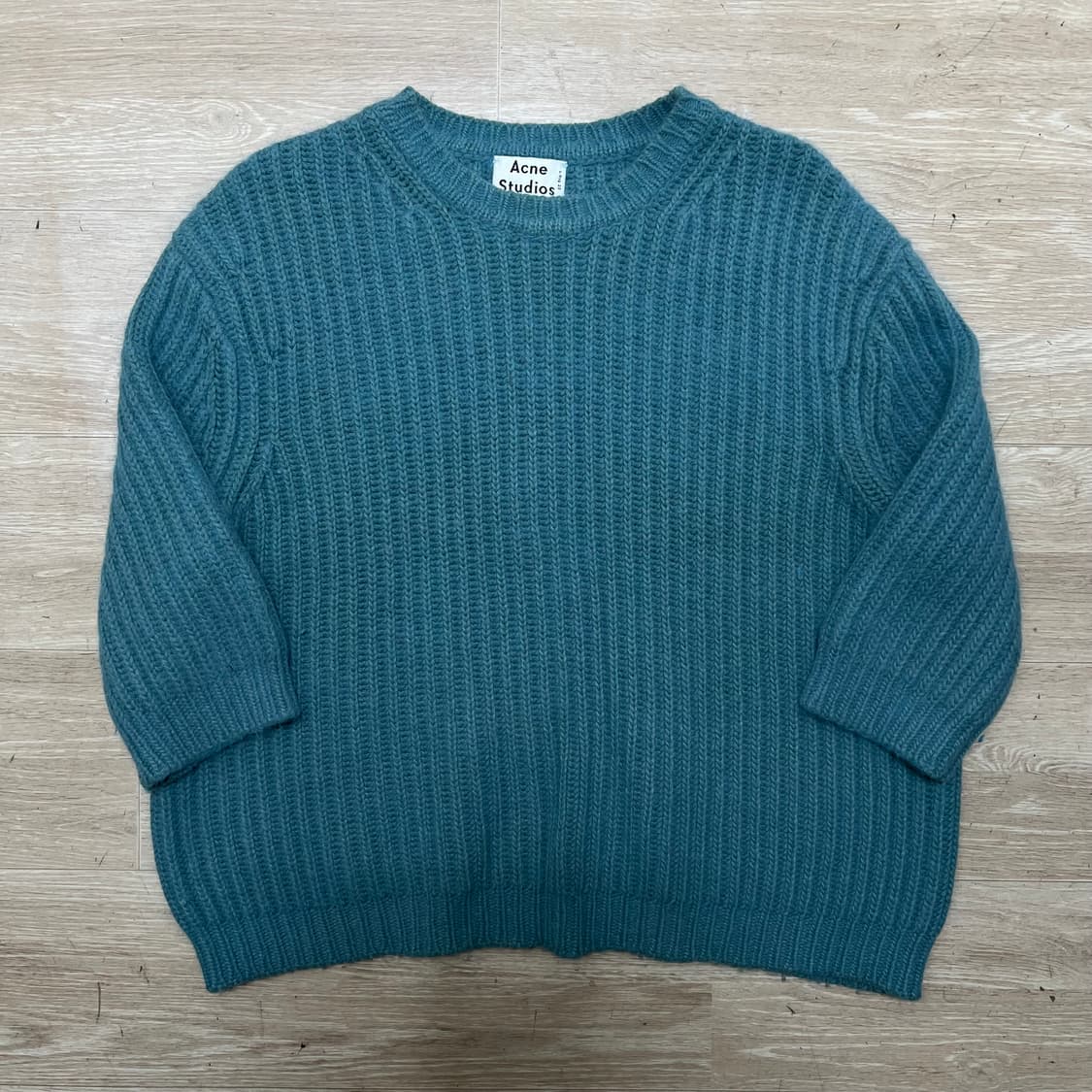 아크네 스튜디오 여성 오버사이즈 청키 니트 [블루그린] S/90 상품이미지1