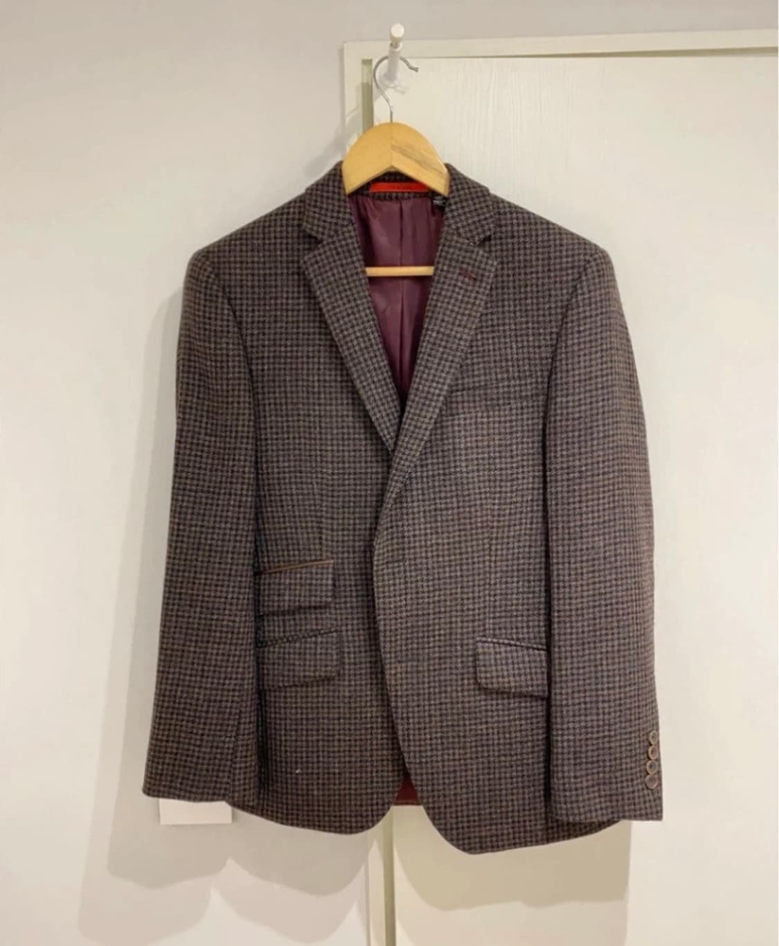 테드 베이커 남성 체크 자켓 (95-100 사이즈 / 100% 울) 상품이미지1