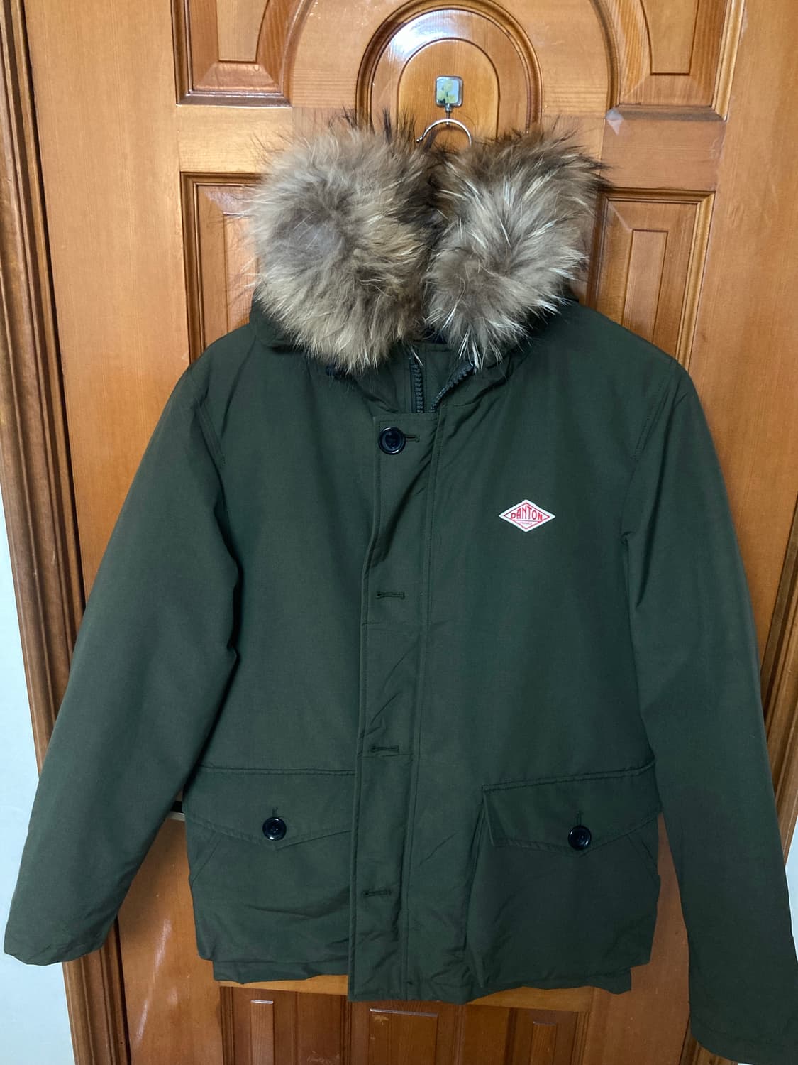 단톤 후드 다운 패딩 파카 40사이즈 (100) 상품이미지3