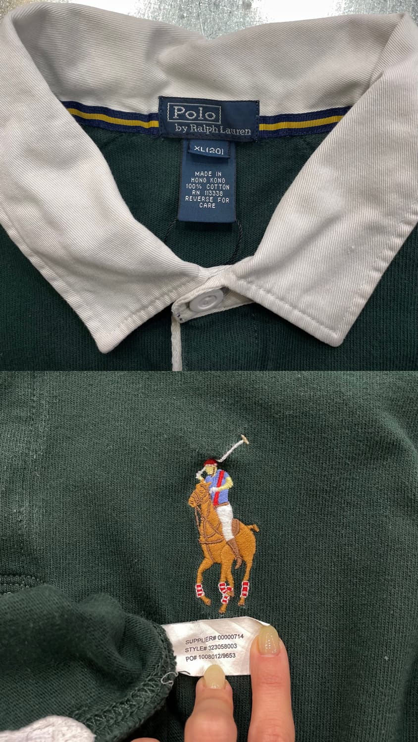 (XL) POLO 폴로 랄프로렌 카라 럭비티 빅포니 상품이미지6