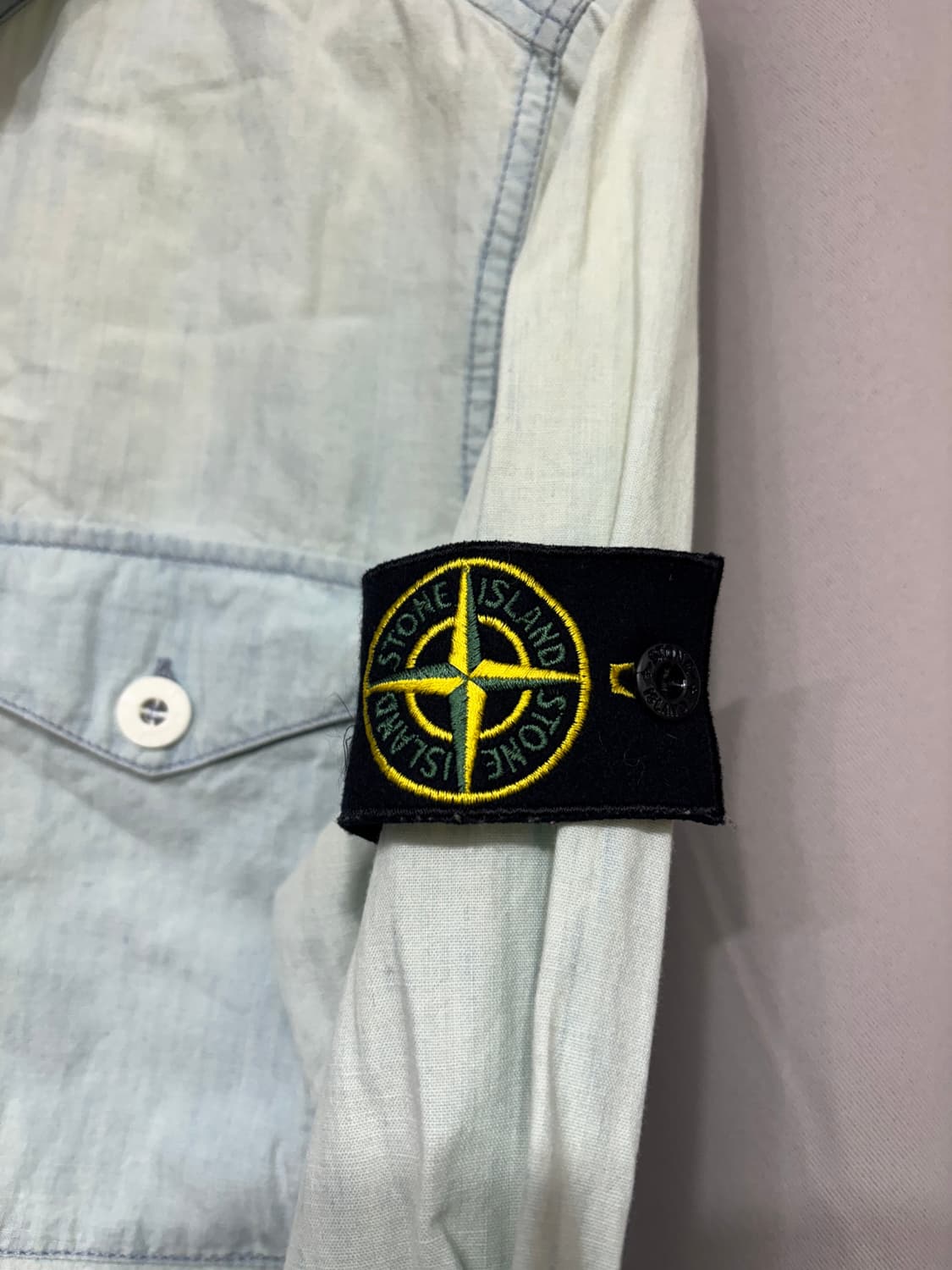 스톤아일랜드 데님 포켓 셔츠 S사이즈 상품이미지3