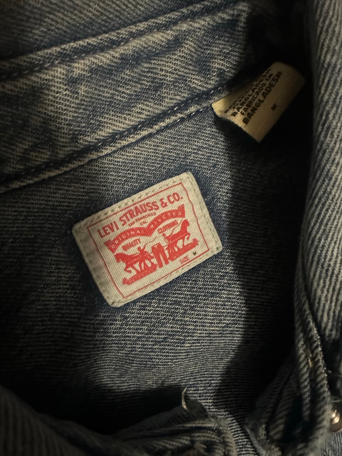 리바이스 청자켓 M 상품이미지2