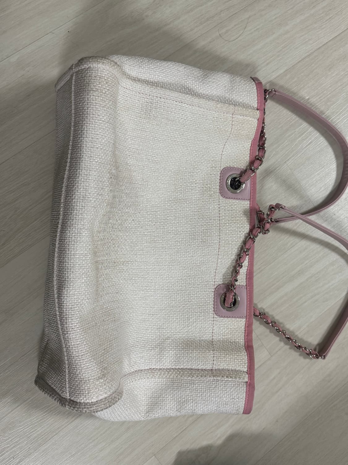 샤넬 도빌백 연핑크 상품이미지2