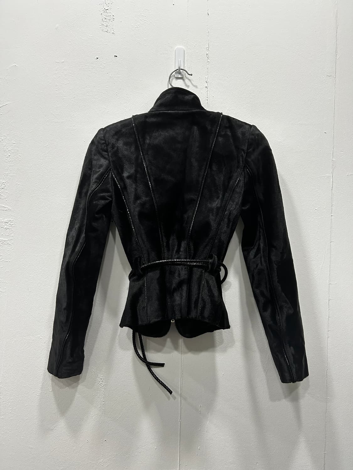 구찌 소가죽 실크 벨티드 집업 자켓 38사이즈 xs 상품이미지2