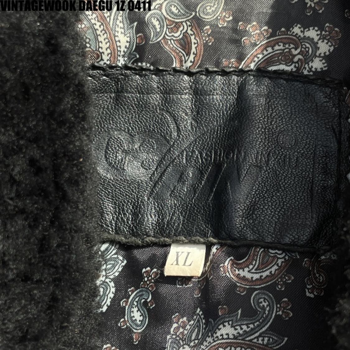 vtg 양가죽 봄버자켓 상품이미지3