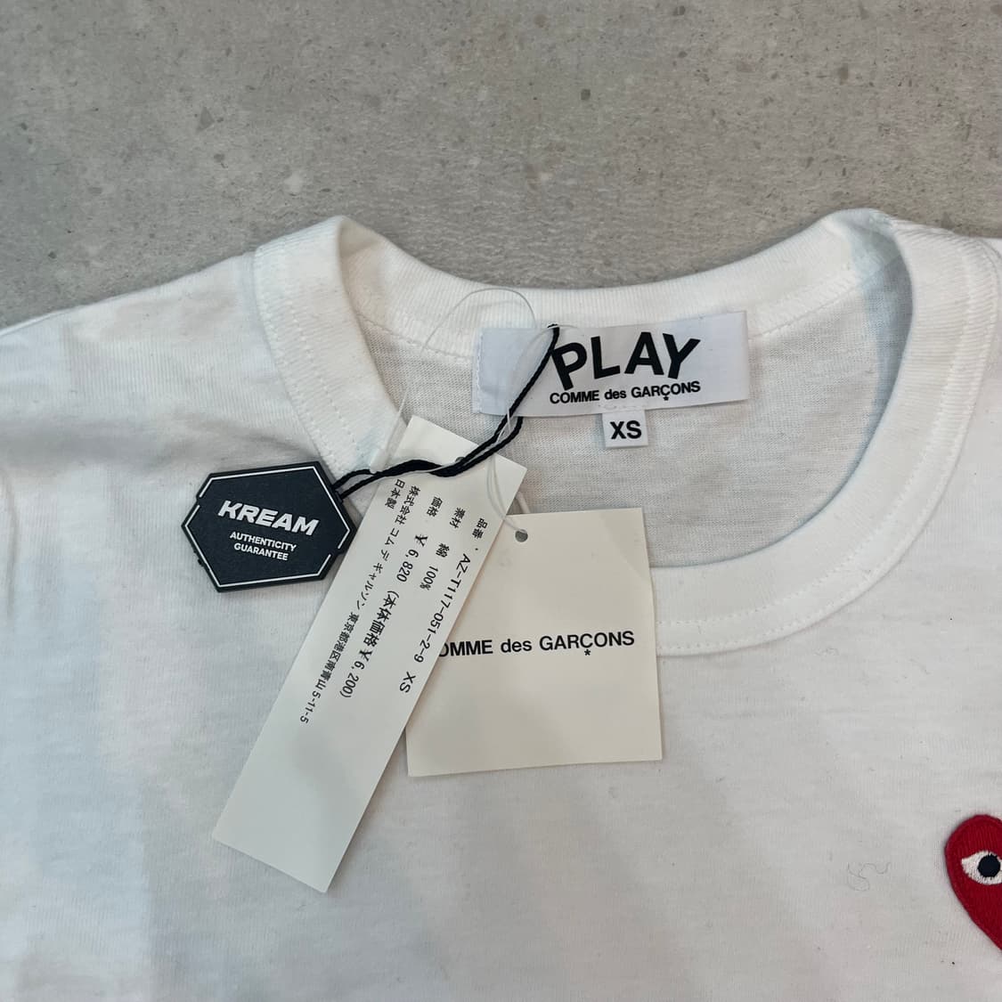 (크림 정품) 꼼데가르송 여성 롱슬리브 새상품 상품이미지2
