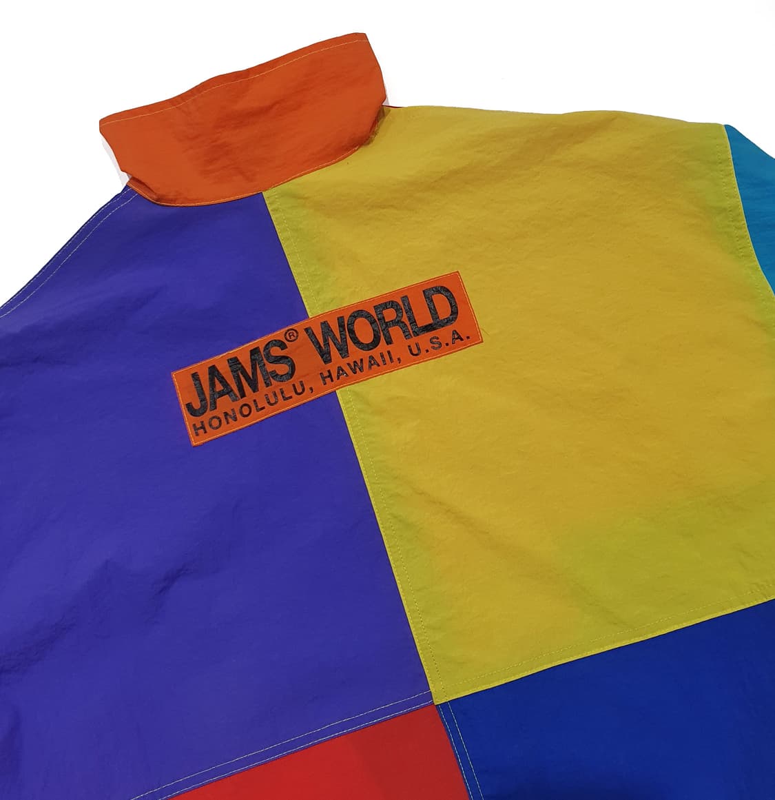 90s Jams world 컬러블록 윈드브레이커 (free) 상품이미지5